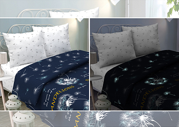 Постельное белье "Дуновение" (светится в темноте)